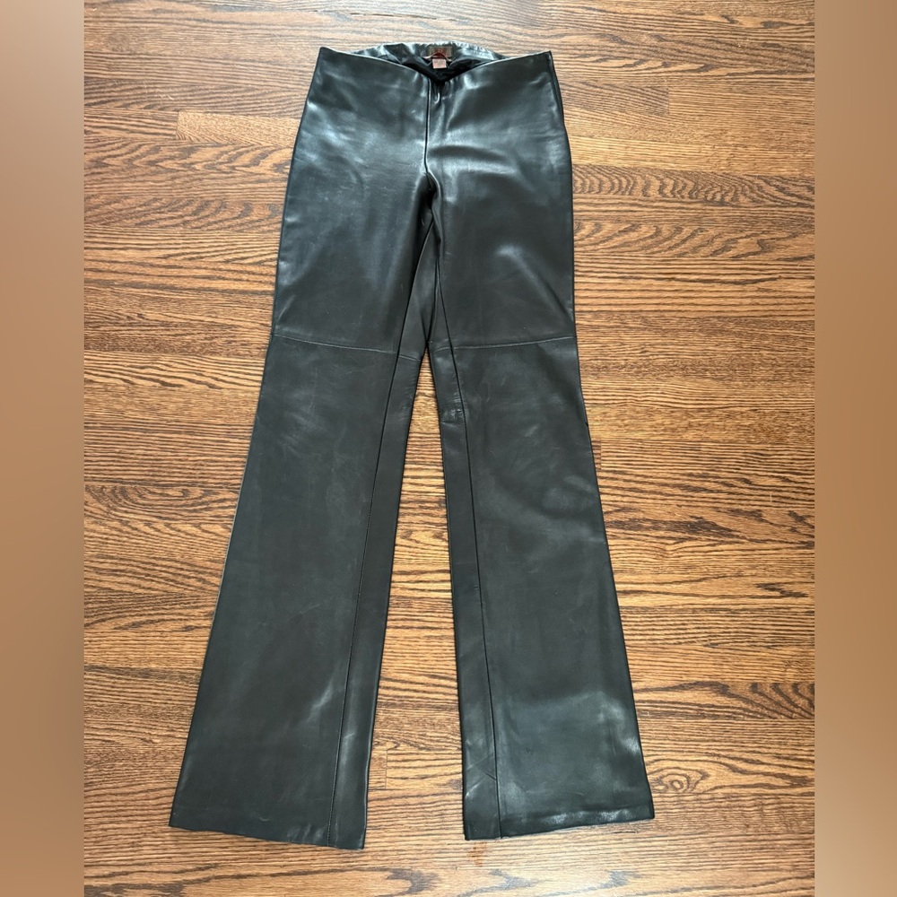 DANIER BLACK LEATHER PANTS